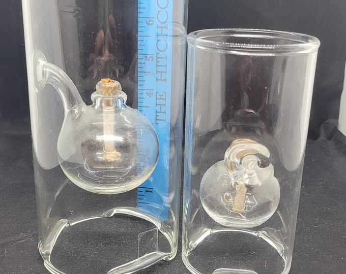 9 and 6 WOLFARD Oil Lamp With Wick Holder Etsy