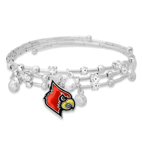 Louisville Cardinals Inspired Charm Bracelet - NCAA