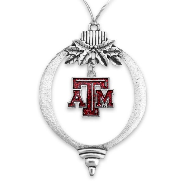 Texas A&m Aggie Christmas Ornament Etsy