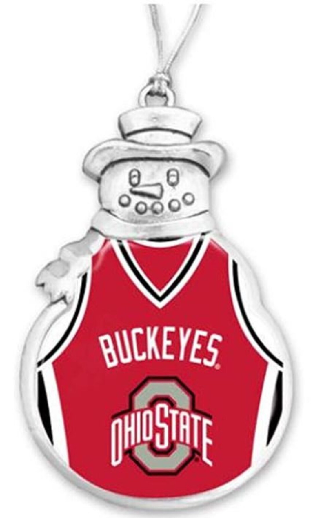 60629 Ohio State Buckeyes Basketball Jersey Snowman Christmas - Etsy