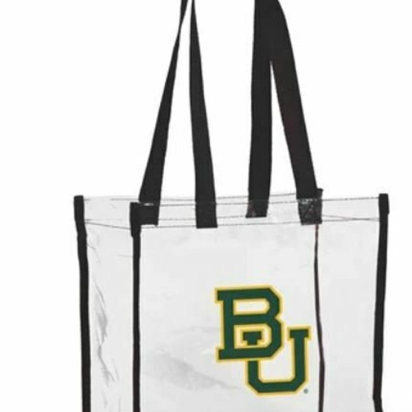 Clear Stadium Bag Baylor Bears Etsy