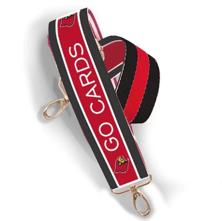 Louisville Cardinals Patterned 1.5 Purse Strap 