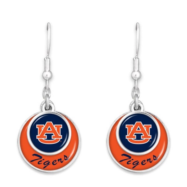 College Vault Auburn Mascot Stud Earrings main image 0