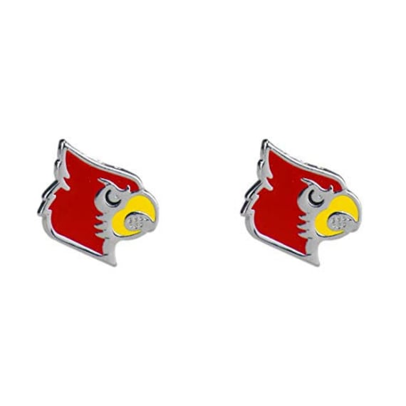 Louisville Cardinals Logo Stud Earrings 