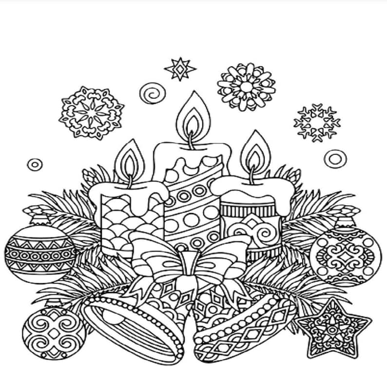 Coloring Pages Easy Christmas - Il 794xN.4403358857 1i9p 