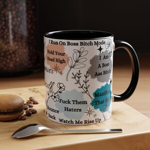 Mental Health Mug,Empower Yourself Affirmations Cup,Daily Affirmations Mug Gift For Best Friend,Mental Health Gift Mug,Affirmation Gift Her