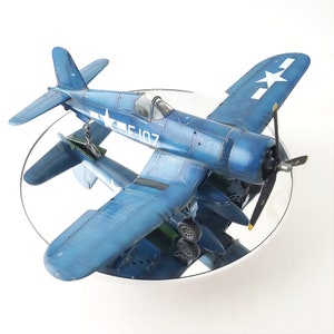 F4U-1D in 1:48 scale, pro built model with diorama
