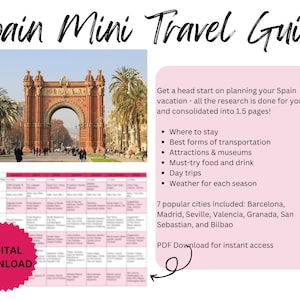 Spain travel guide, Spain itinerary, Barcelona travel guide, Madrid travel guide, Europe itinerary, Europe guide, Spain travel planner