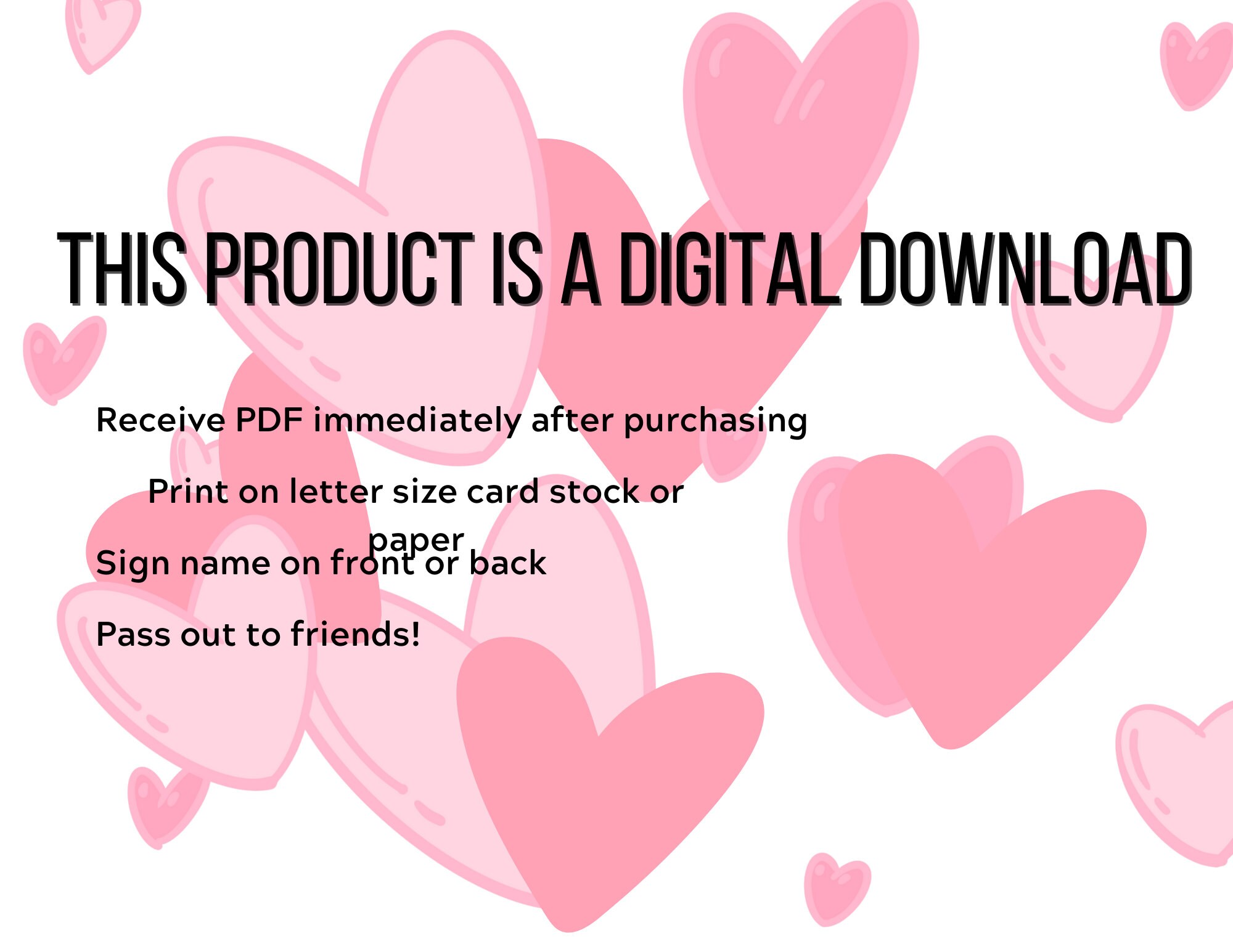 Printable Valentine s Day Cards Printable Valentine Minimalist Valentine Printable Cards
