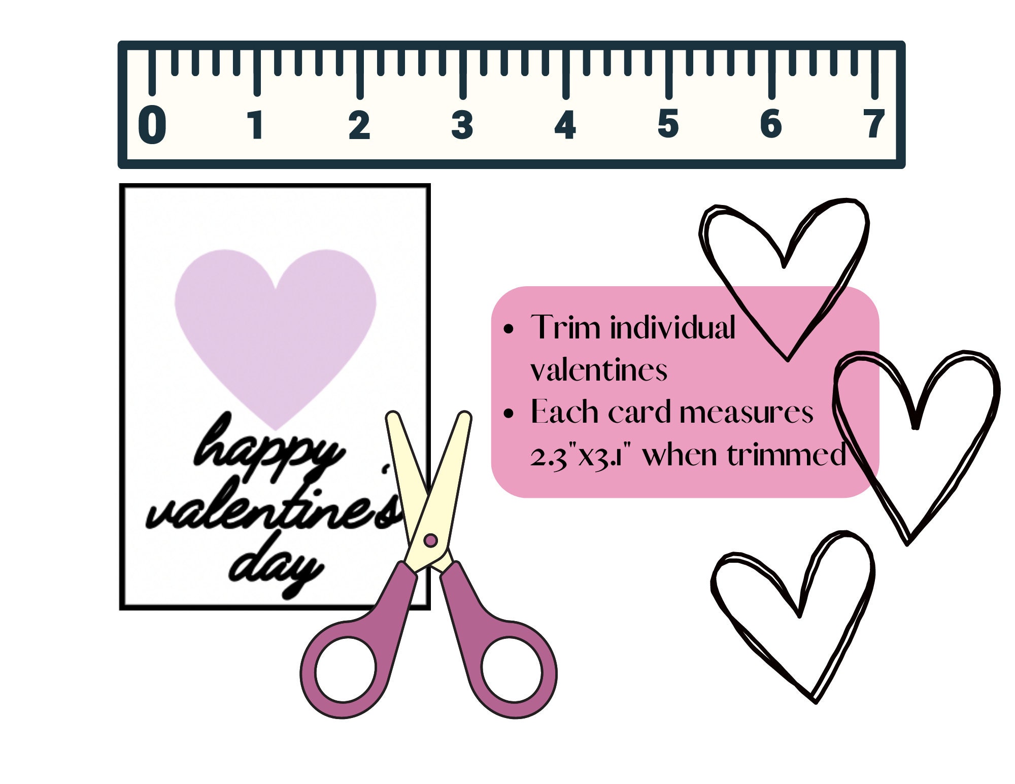 Printable Valentine's Day Cards, Printable Valentine, Minimalist ...