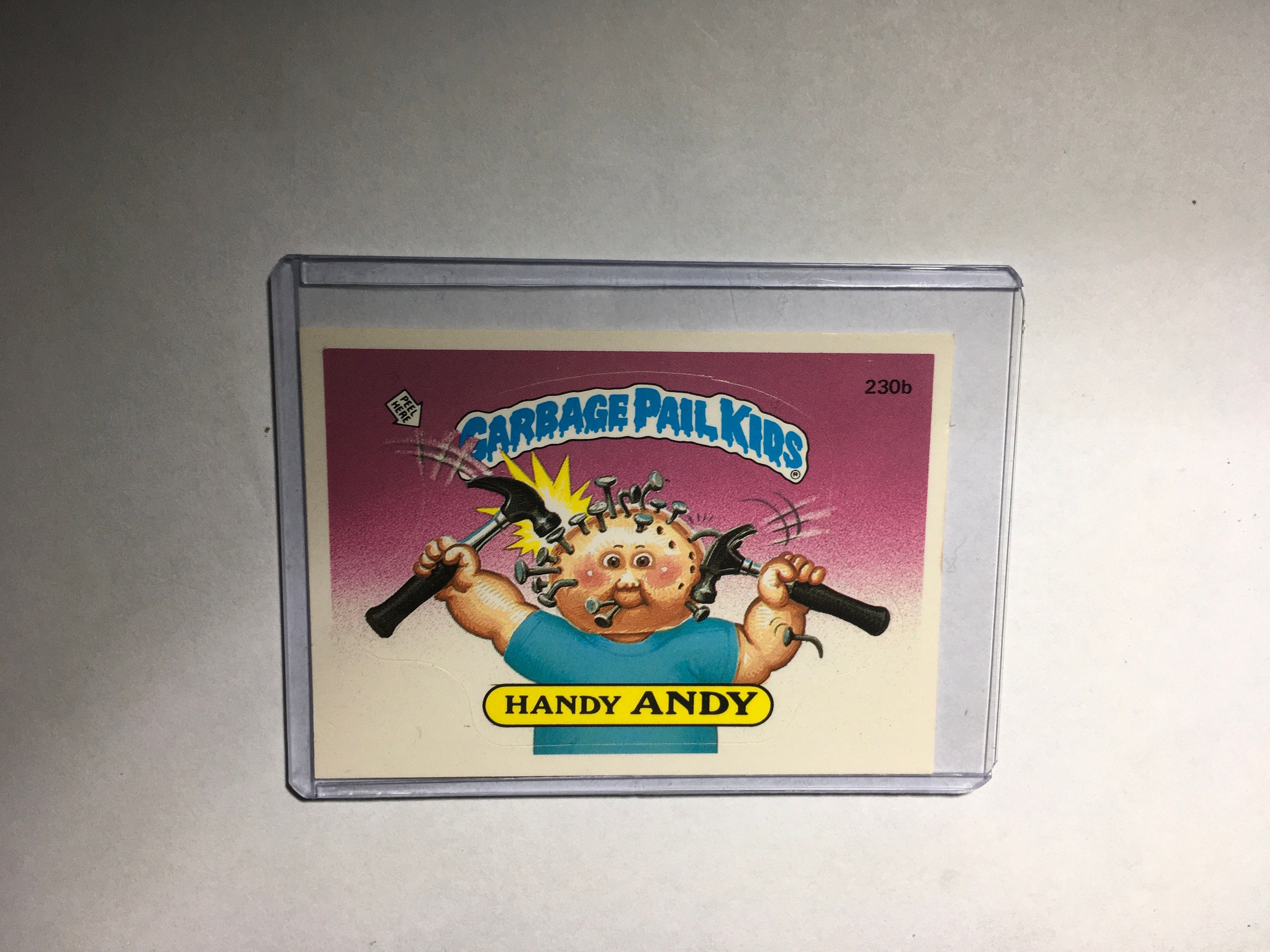 Vintage 1986 Garbage Pail Kids Card Handy Andy 230b. - Etsy Vintage 1986 Garbage Pail Kids Card Handy Andy 230b. - Etsy