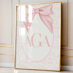 Nursery Monogram, Chinoiserie Wall Art, Watercolor Floral Nursery, Grandmillenial Nursery Wall Art, Baby Girl Room Decor, Baby Girl Room