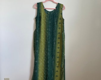 Vintage 1980s/ 1990s Handmade Boho/ Resort Dress