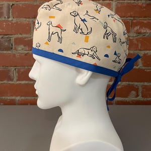 Men’s dog scrub cap