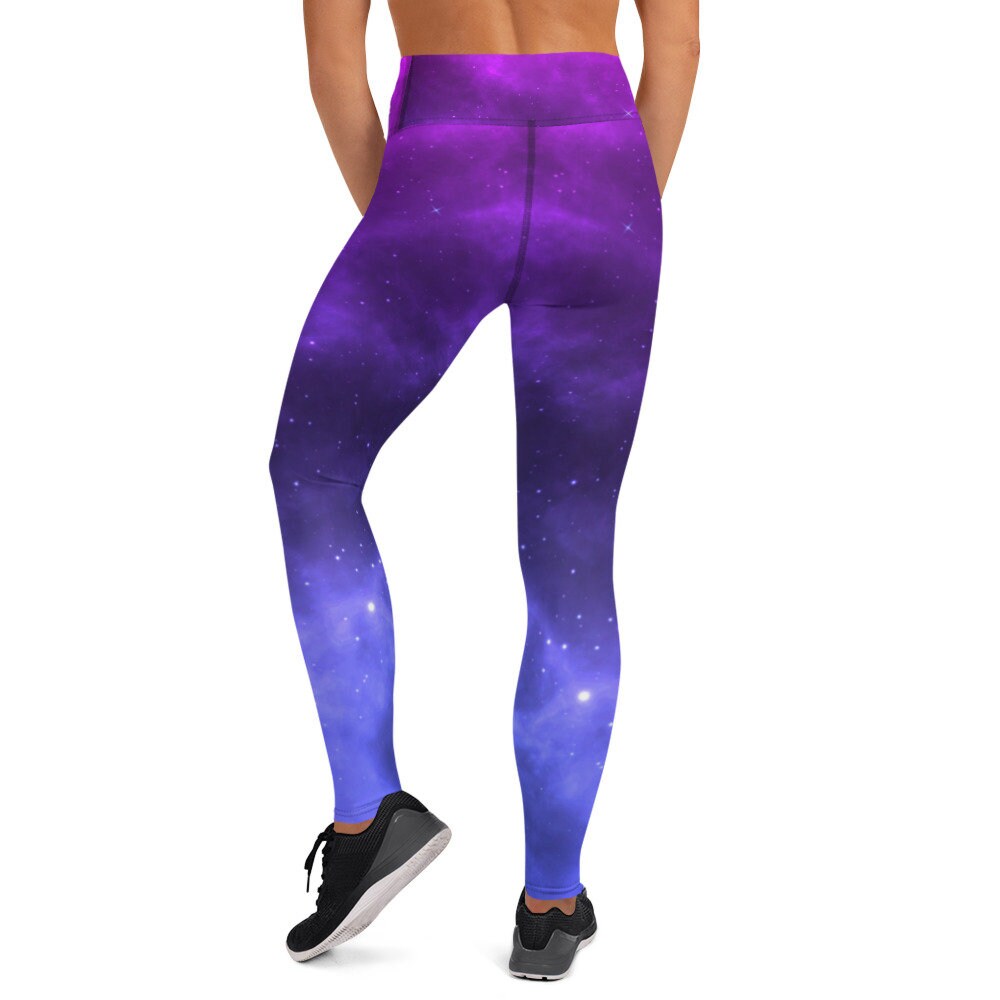 Green Galaxy Space Men's Leggings