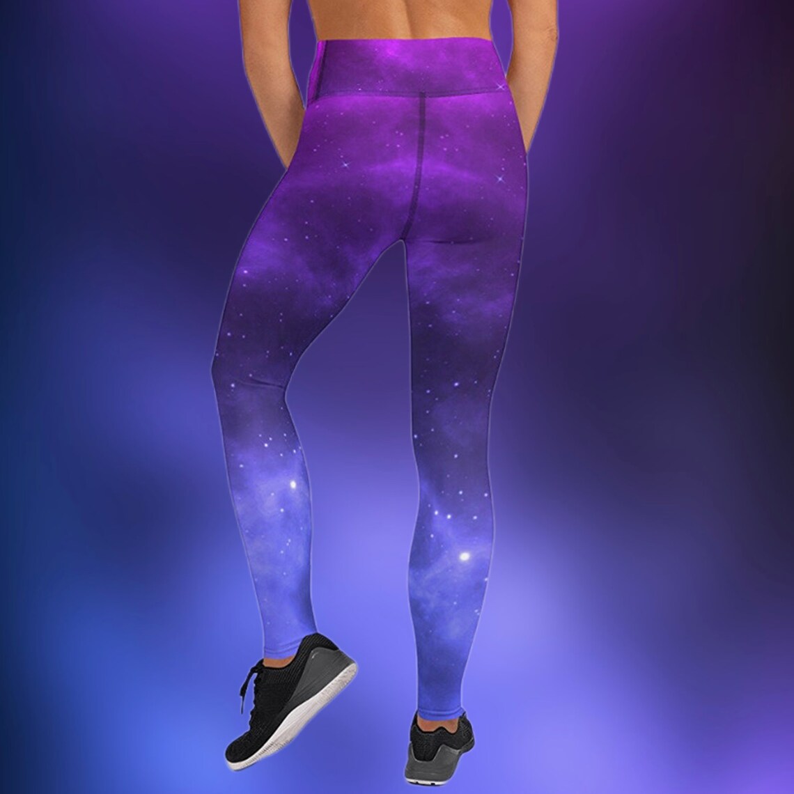 Purple Nebula Galaxy Space Women's Joggers