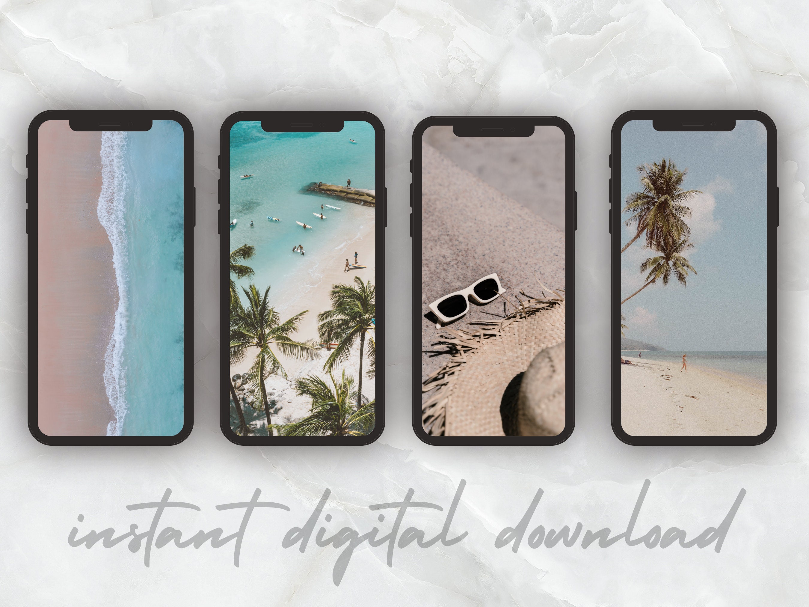 IPhone Wallpaper, Summer Beach Wallpaper, Aesthetic Trendy Phone