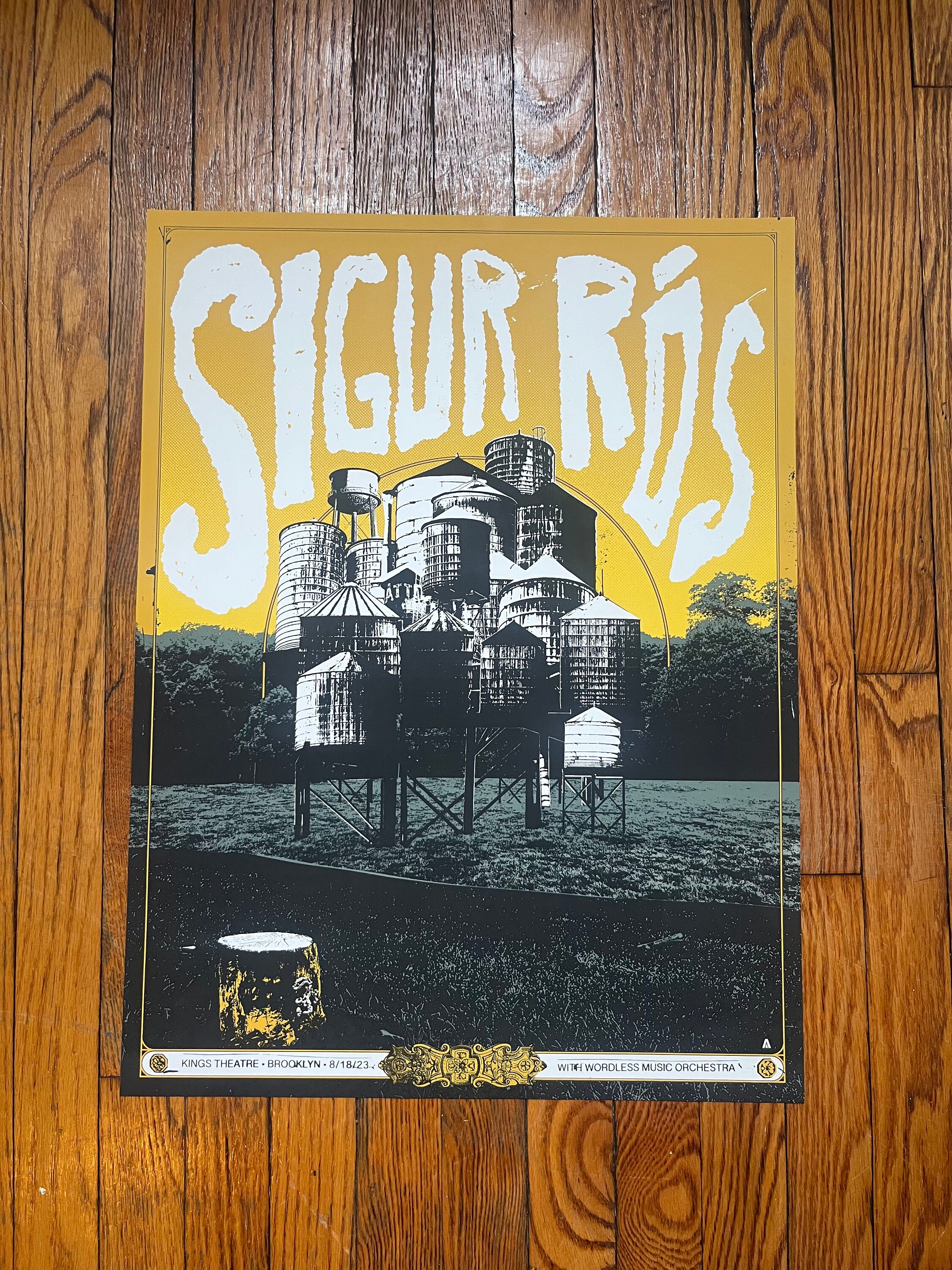 Sigur Ros Poster - Official Kings Theatre | 08.18.2023 - Limited