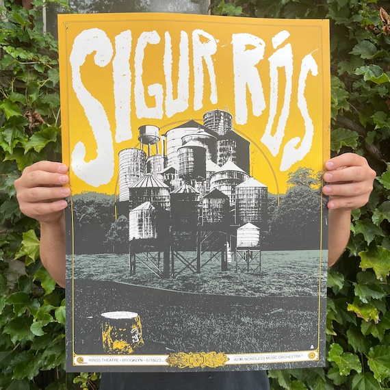 Sigur Ros Poster - Official Kings Theatre | 08.18.2023 - Limited