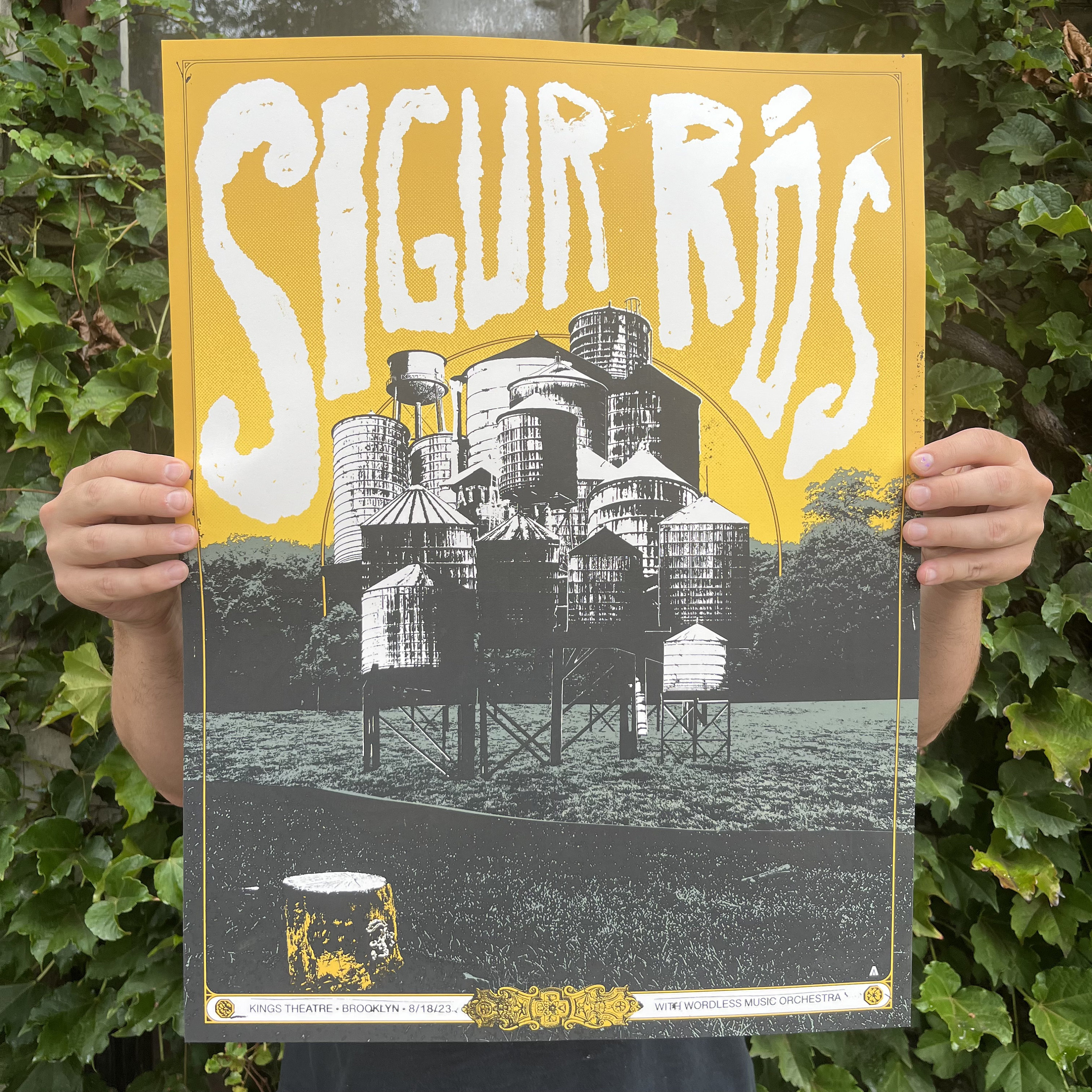 Sigur Ros Poster - Official Kings Theatre | 08.18.2023 - Limited