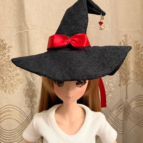 Halloween Cosplay Cute Cat Witch, Wizard & Sorcerer Hat for Smart Doll, Dollfie Dream, BJD SD13