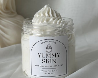 Whipped Body Butter Niet-vette Shea Butter hydraterend // 9 kenmerkende geuren