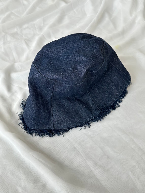 Vintage blue denim bucket hat - image 2