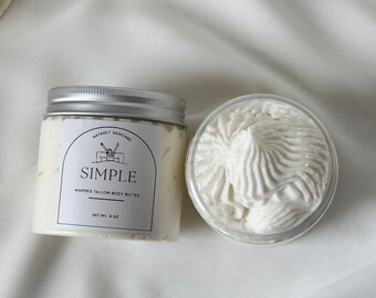 Ongeparfumeerde talg body butter//hydraterende avocado niet-vette natuurlijke lotion//