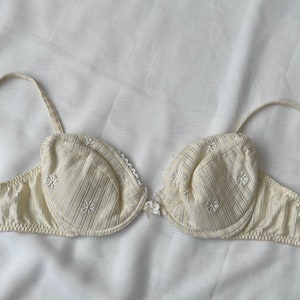 RAR!RETRO!Super! Vintage Triumph Formfit L beige Longline bra BH