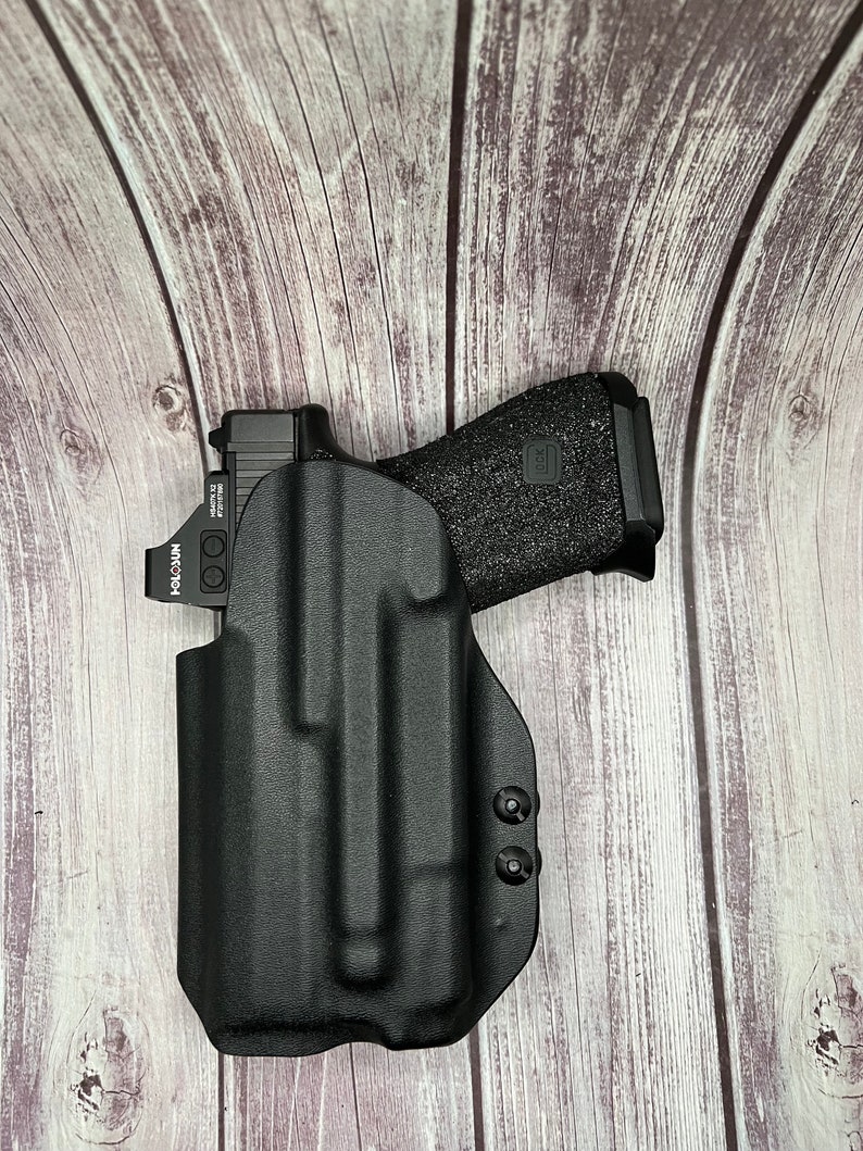 DnzHolsters kydex holsters Glock 19 MOS Olight Baldr S IWB Holster. image 2