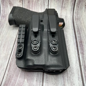 DnzHolsters kydex holsters Glock 19/45/19X Light Bearing IWB Holster. Olight-Streamlight-Infoce-Surefire.
