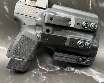 DnzHolsters kydex holsters Canik TP9 ELITE SubCompact light bearing holster.