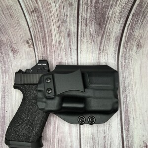 DnzHolsters kydex holsters Glock 19 MOS Olight Baldr S IWB Holster. image 3