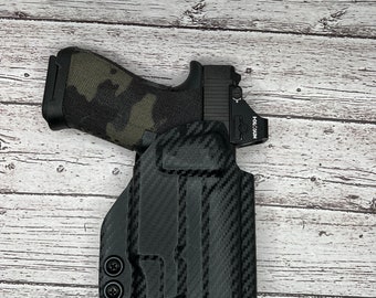DnzHolsters kydex holsters Glock 43x /48 MOS Streamlight TLR-8 Sub  OWB Paddle Holster.