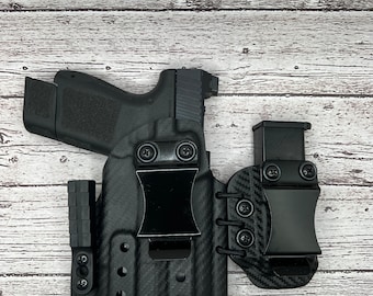 DnzHolsters kydex holsters Canik Mete MC9  Olight PL Mini 2 - Streamlight Tlr-7Sub 1913 key AIWB Holster.