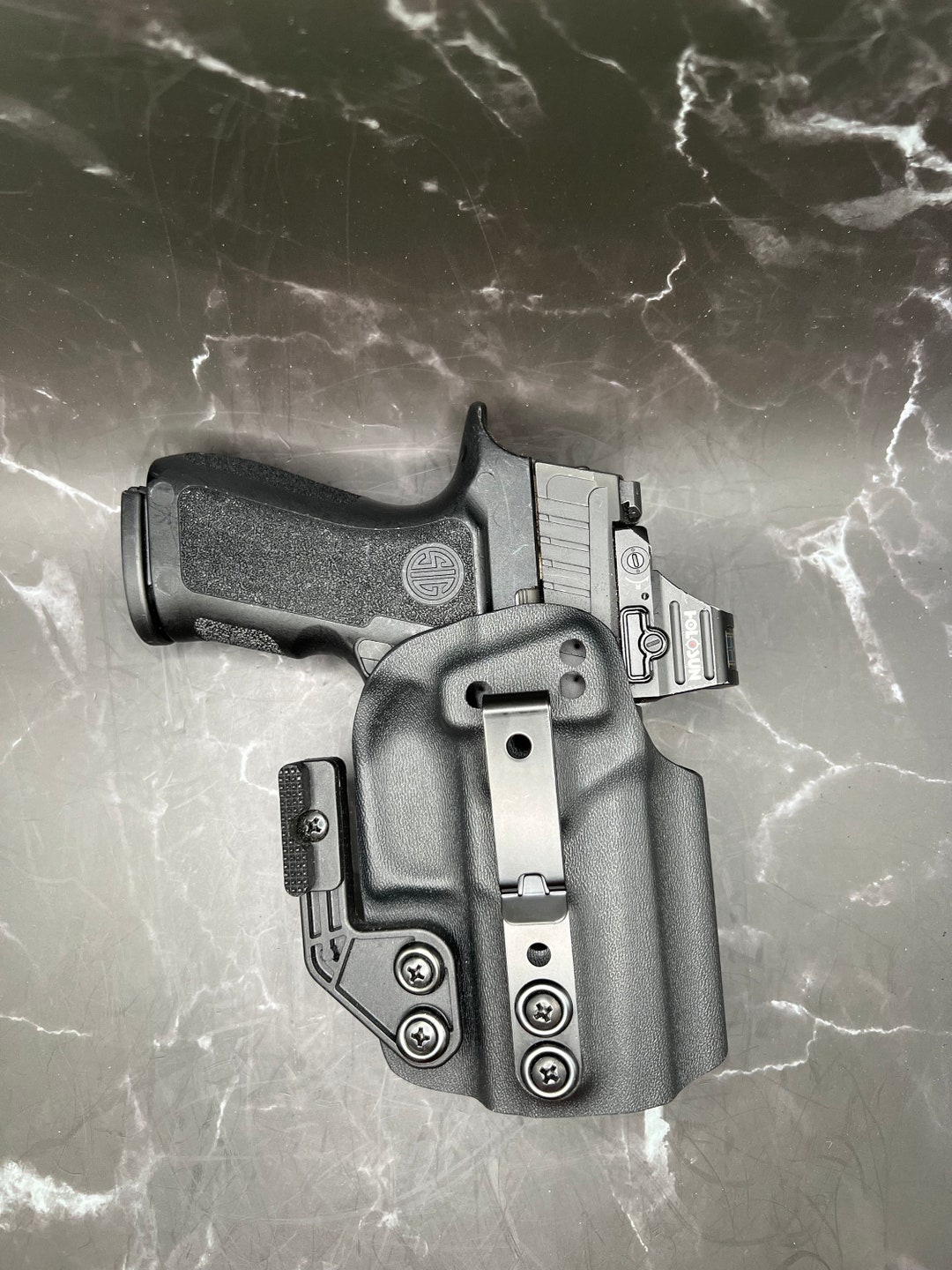 Dnzholsters Kydex Holsters Sig Sauer P320 W/ Gas Pedal IWB Holster. Etsy