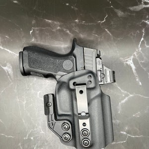 DnzHolsters kydex holsters Sig Sauer P320  W/ Gas Pedal IWB Holster. Right handed.