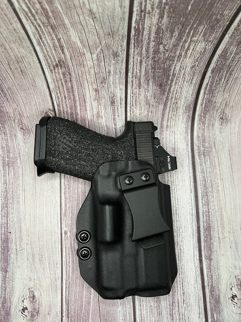 DnzHolsters kydex holsters Glock 19 MOS Olight Baldr S IWB Holster. image 1