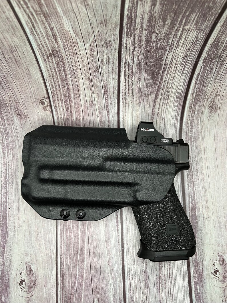 DnzHolsters kydex holsters Glock 19 MOS Olight Baldr S IWB Holster. image 4