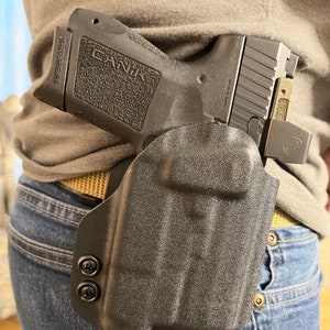 DnzHolsters kydex holsters Canik Mete MC9 Light bearing OWB Holster. zdjęcie 1