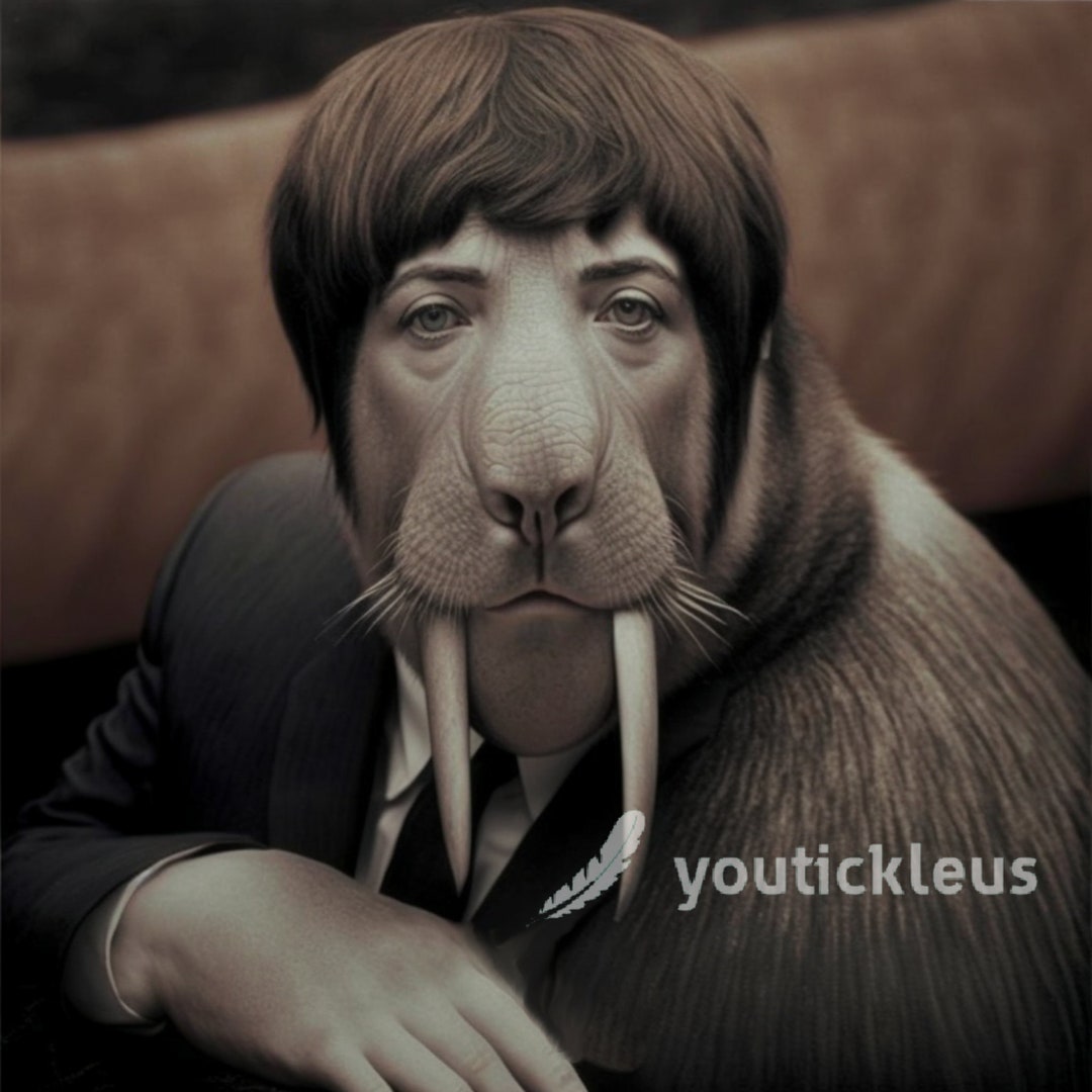 WALRUS WAS PAUL Instant Digital Download Printable Art Wall Art Screen
