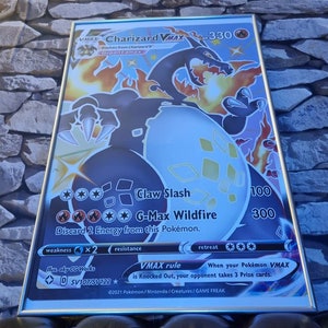 Charizard Vmax Massive Form 20×30 UHQ sbalorditivo