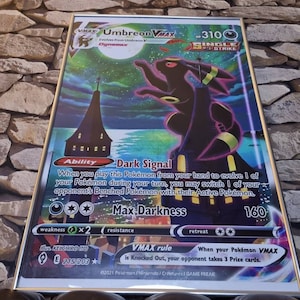 Umbreon Vmax alt art 20×30 Massive Form UHQ Schöne