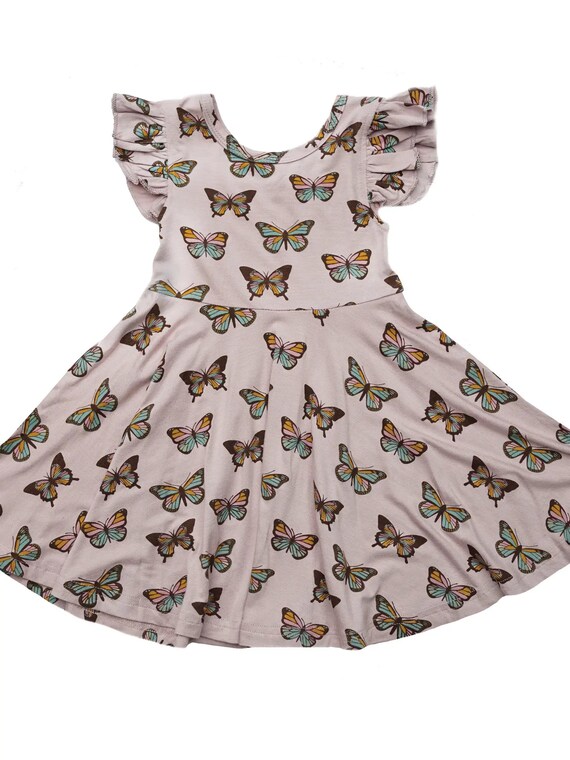 Blossom Blush Playful Butterfly Skater Dress Blossom Blush Playful Butterfly Skater Dress