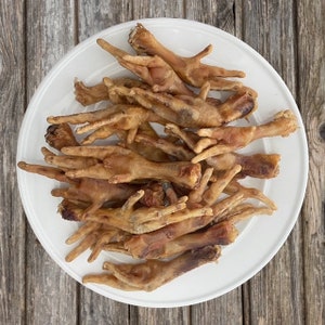 Chicken Feet Dog Treat- Dehydrated (NO CLAWS)