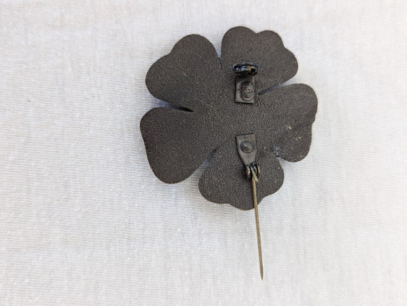 Purple flower brooch, Purple Flower Pin Brooch Wi… - image 3