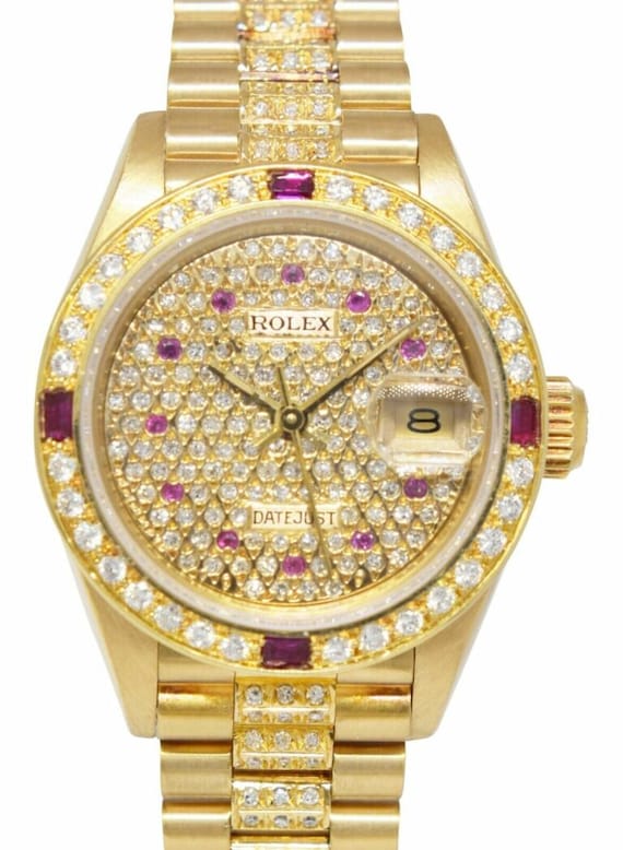 Rolex Watch Date Just Ladies President 18k Yellow Gold  display picture 2