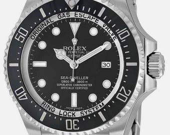 Reloj Rolex Sea-Dweller Deep Sea 116660 para hombre, con caja y papeles, nunca usado y del año 2014.