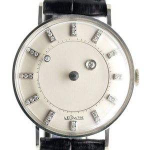 Vintage Mystery-Zifferblatt von Vacheron Constantine LeCoultre aus 14K WEISSGOLD und Diamanten