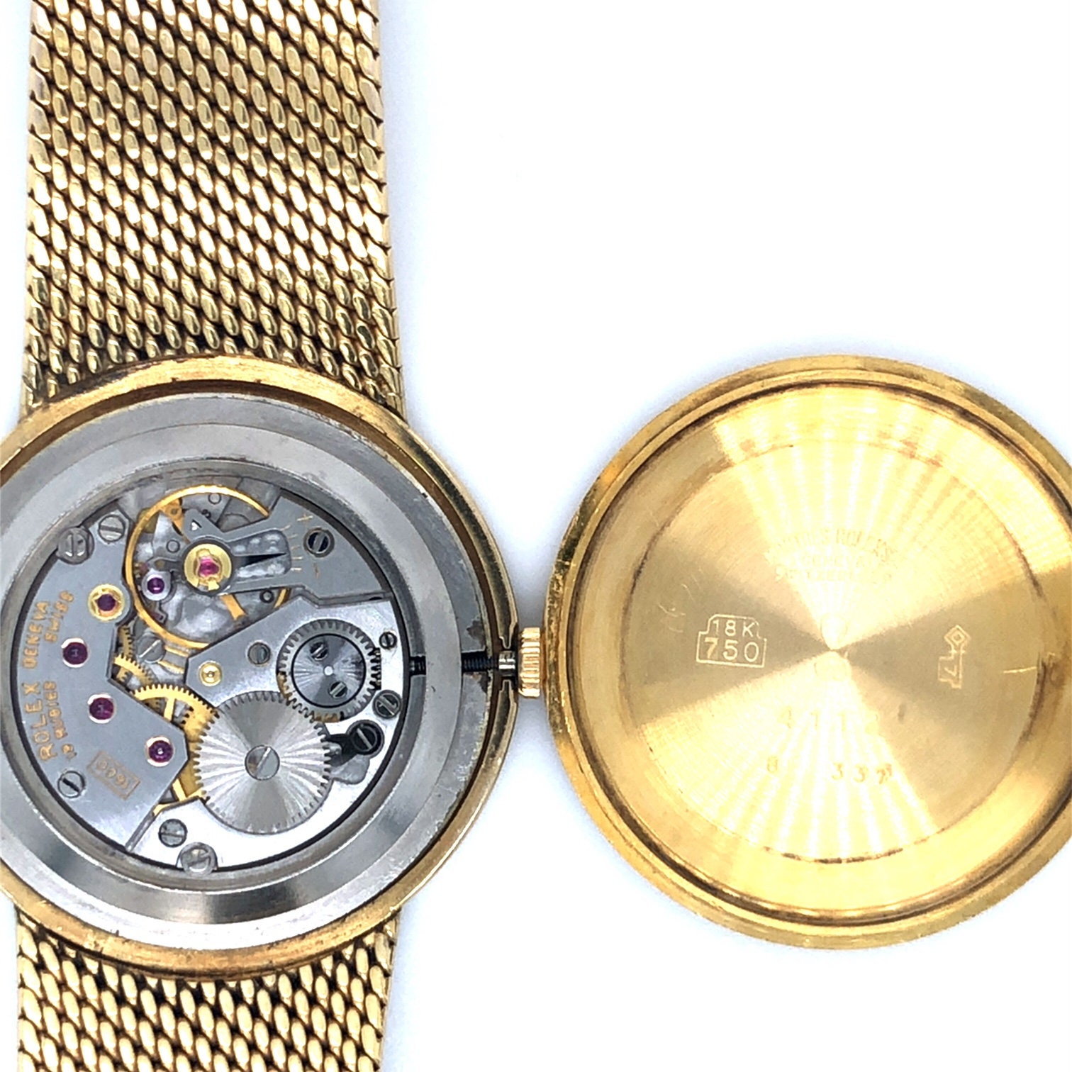 Vintage 18K Solid Yellow Gold Rolex Cellini 36 Mm Winding